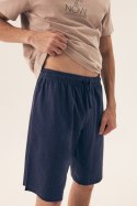 PIŻAMA MĘSKA DREAMER 42632 SS25 - BEŻOWY-DENIM, 3XL, 02X HENDERSON