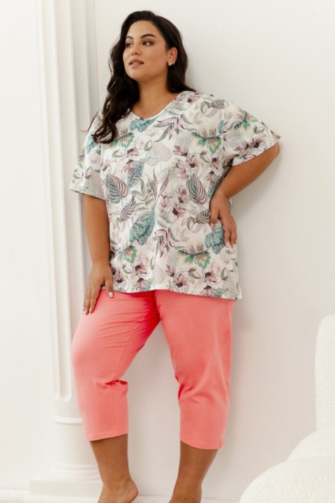 3370 PIŻAMA DAMSKA RENNY 4XL-6XL - MIX, 4XL TARO 3370 PIŻAMA DAMSKA RENNY 4XL-6XL - MIX, 4XL TARO