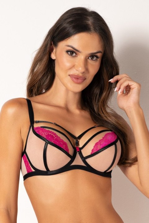 BIUSTONOSZ DEZIRO 19025 PINK - CZARNO-RÓŻOWY, 85C MEDIOLANO BIUSTONOSZ DEZIRO 19025 PINK - CZARNO-RÓŻOWY, 85C MEDIOLANO