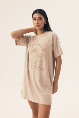 KOSZULA NOCNA 42671 NULES SS25 - BEŻOWY, 2XL HENDERSON LADIES