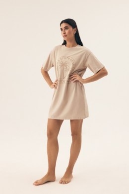 KOSZULA NOCNA 42671 NULES SS25 - BEŻOWY, 2XL HENDERSON LADIES