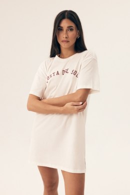 KOSZULA NOCNA 42675 NIMES SS25 - KREMOWY, L, 01X HENDERSON LADIES