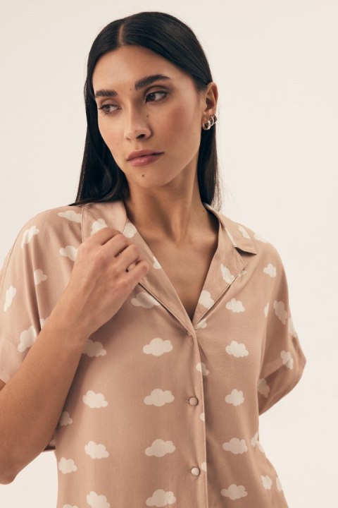PIŻAMA DAMSKA 42645 NUBES SS25 - PIASKOWY, XL HENDERSON LADIES PIŻAMA DAMSKA 42645 NUBES SS25 - PIASKOWY, XL HENDERSON LADIES
