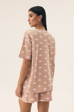 PIŻAMA DAMSKA 42647 NUBES SS25 - PIASKOWY, XL HENDERSON LADIES