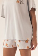 PIŻAMA DAMSKA NARANJA 42684 SS25 - BŁĘKITNY, M, 05X HENDERSON LADIES