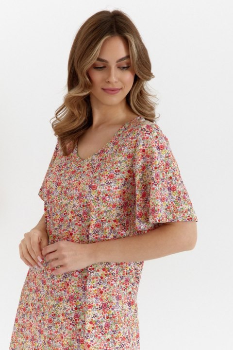 KOSZULA DAMSKA 458 CANA - CZERWONY, XL, KWIATKI DROBNE CANA KOSZULA DAMSKA 458 CANA - CZERWONY, XL, KWIATKI DROBNE CANA