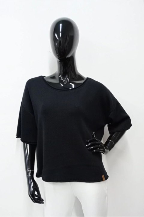 SWETER NILDA - BŁĘKITNY, OVERSIZE OFF PINK SWETER NILDA - BŁĘKITNY, OVERSIZE OFF PINK