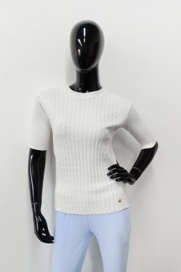 SWETER RIVERA - JASNY BEŻ, S/M OFF PINK