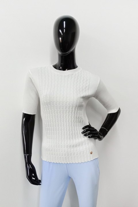 SWETER RIVERA - MOCCA, S/M OFF PINK SWETER RIVERA - MOCCA, S/M OFF PINK