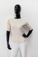 SWETER RIVERA - MOCCA, S/M OFF PINK