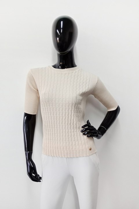 SWETER RIVERA - MOCCA, S/M OFF PINK SWETER RIVERA - MOCCA, S/M OFF PINK