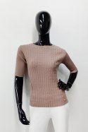 SWETER RIVERA - MOCCA, S/M OFF PINK