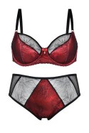 BIUSTONOSZ BOLERO RED 01102 - CZARNO-CZERWONY, 95C MEDIOLANO
