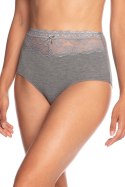 FIGI DAMSKIE MIDI L-1436MX - SZARY, XL LAMA