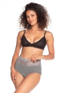 FIGI DAMSKIE MIDI L-1436MX - SZARY, XL LAMA