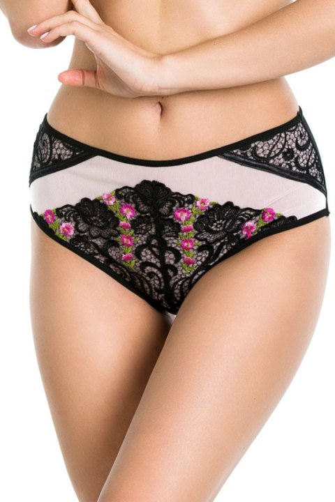FIGI PEŁNE ROSE 19094 - CZARNY, XL MEDIOLANO FIGI PEŁNE ROSE 19094 - CZARNY, XL MEDIOLANO