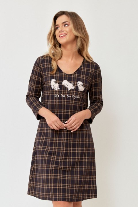 KOSZULA DAMSKA DOLORES 1232 - CZARNY, XL LEVEZA KOSZULA DAMSKA DOLORES 1232 - CZARNY, XL LEVEZA