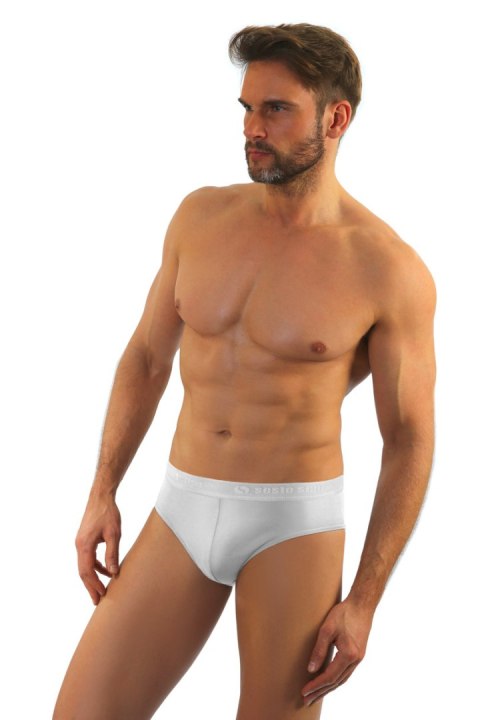 SLIPY MĘSKIE WILD CAT SM05 - BIAŁY, XL SESTO SENSO SLIPY MĘSKIE WILD CAT SM05 - BIAŁY, XL SESTO SENSO