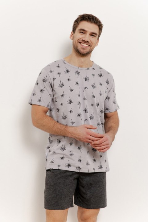 3391 PIŻAMA MĘSKA ARCHIE S-2XL - SZARY, L TARO 3391 PIŻAMA MĘSKA ARCHIE S-2XL - SZARY, L TARO