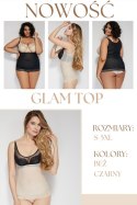 GLAM TOP - CZARNY, XXL MITEX