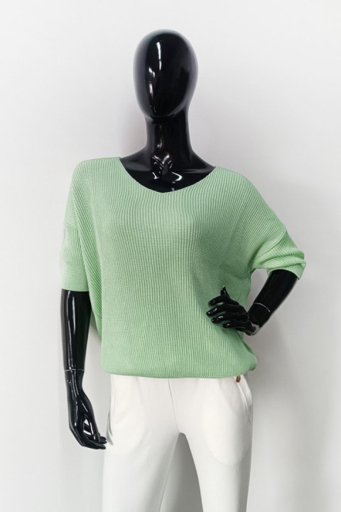 SWETER ANTONIA - PISTACJOWY, UNIWERSALNY OFF PINK SWETER ANTONIA - PISTACJOWY, UNIWERSALNY OFF PINK