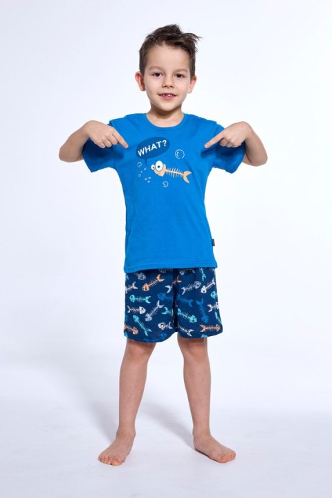 PIŻAMA BOY KIDS KR 789/120 FISHING - NIEBIESKI, 98/104 CORNETTE