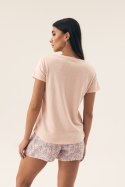 PIŻAMA DAMSKA NADAR 42669 SS25 - BRZOSKWINIOWY, 2XL HENDERSON LADIES