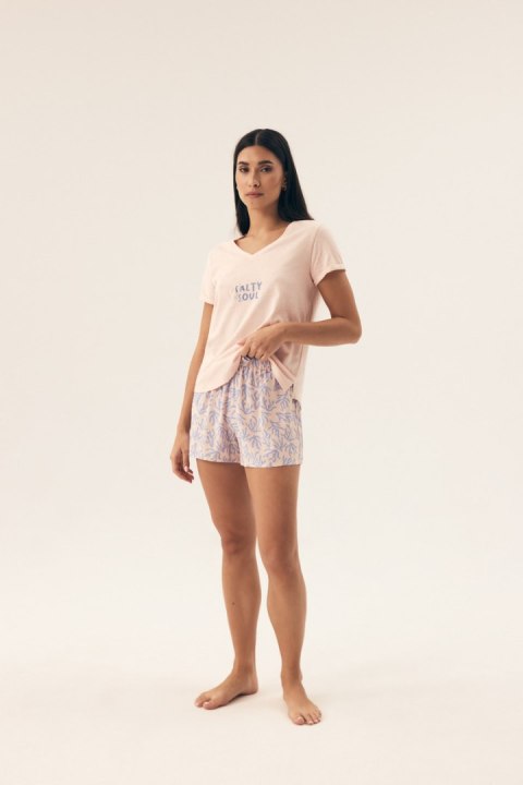 PIŻAMA DAMSKA NADAR 42669 SS25 - BRZOSKWINIOWY, 2XL HENDERSON LADIES PIŻAMA DAMSKA NADAR 42669 SS25 - BRZOSKWINIOWY, 2XL HENDERSON LADIES