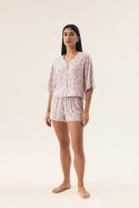 PIŻAMA DAMSKA NADAR 42670 SS25 - BRZOSKWINIOWY, 2XL HENDERSON LADIES