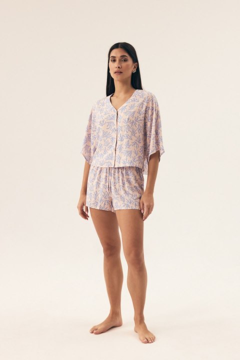 PIŻAMA DAMSKA NADAR 42670 SS25 - BRZOSKWINIOWY, 2XL HENDERSON LADIES PIŻAMA DAMSKA NADAR 42670 SS25 - BRZOSKWINIOWY, 2XL HENDERSON LADIES