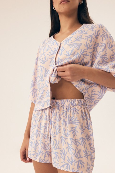 PIŻAMA DAMSKA NADAR 42670 SS25 - BRZOSKWINIOWY, XL HENDERSON LADIES PIŻAMA DAMSKA NADAR 42670 SS25 - BRZOSKWINIOWY, XL HENDERSON LADIES