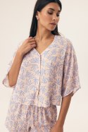 PIŻAMA DAMSKA NADAR 42670 SS25 - BRZOSKWINIOWY, L HENDERSON LADIES