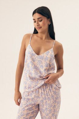 PIŻAMA DAMSKA NADAR 42665 SS25 - BRZOSKWINIOWY, 2XL HENDERSON LADIES