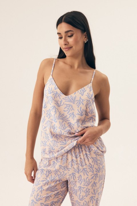 PIŻAMA DAMSKA NADAR 42665 SS25 - BRZOSKWINIOWY, 2XL HENDERSON LADIES PIŻAMA DAMSKA NADAR 42665 SS25 - BRZOSKWINIOWY, 2XL HENDERSON LADIES