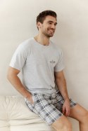 3392 PIŻAMA MĘSKA RALPH M-2XL - NIEBIESKI, L TARO