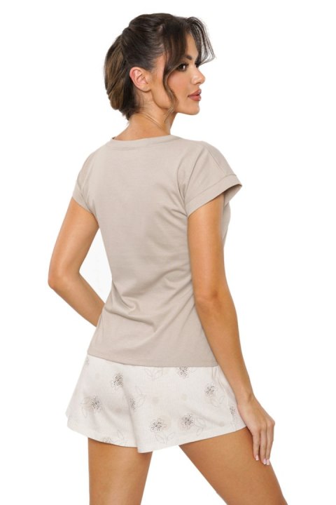 PIŻAMA DAMSKA SANDI SHORT - BEŻOWY, XL DONNA PIŻAMA DAMSKA SANDI SHORT - BEŻOWY, XL DONNA