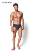 SLIPY MĘSKIE CLASSIC 3P 1446 - GRANAT-JEANS, M, K660 HENDERSON
