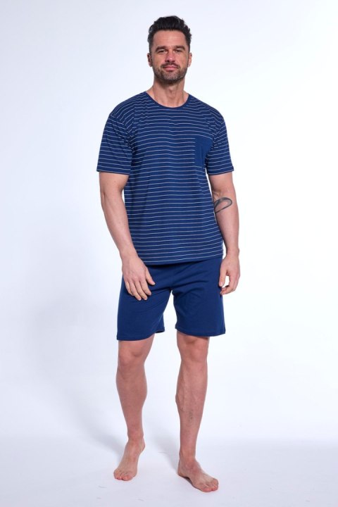 PIŻAMA MĘSKA KR 325/175 LAGOON - GRANAT, L CORNETTE