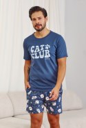 PIŻAMA MĘSKA PMB.7204 W/25 - DEEP_BLUE, XL DOCTOR NAP