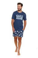PIŻAMA MĘSKA PMB.7204 W/25 - DEEP_BLUE, XL DOCTOR NAP