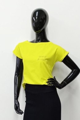 BLUZKA ELSA - CZARNY, 42 OFF PINK