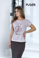 BLUZKA NORI - JASNA MIĘTA, 38 OFF PINK