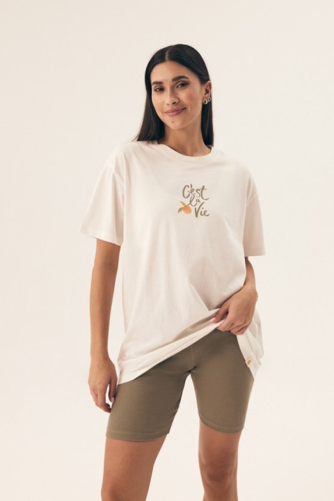 PIŻAMA DAMSKA NARANJA 42685 SS25 - ECRU-ZIELONY, XL HENDERSON LADIES PIŻAMA DAMSKA NARANJA 42685 SS25 - ECRU-ZIELONY, XL HENDERSON LADIES
