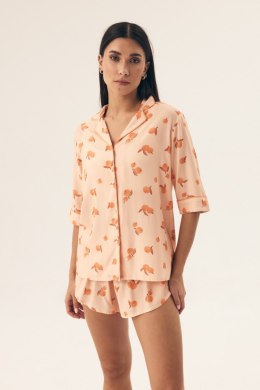 PIŻAMA DAMSKA NARANJA 42686 SS25 - POMARAŃĆZOWY, L HENDERSON LADIES