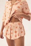 PIŻAMA DAMSKA NARANJA 42686 SS25 - POMARAŃĆZOWY, L HENDERSON LADIES