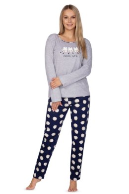 637 PIŻAMA DAMSKA BIG - RÓŻOWY, 2XL, 2 REGINA