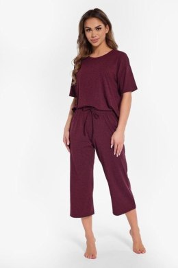 PIŻAMA DAMSKA KR 849/323 ANGIE - CLARET, L, 849/323 CORNETTE