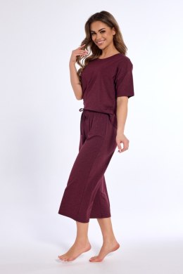 PIŻAMA DAMSKA KR 849/323 ANGIE - CLARET, M CORNETTE