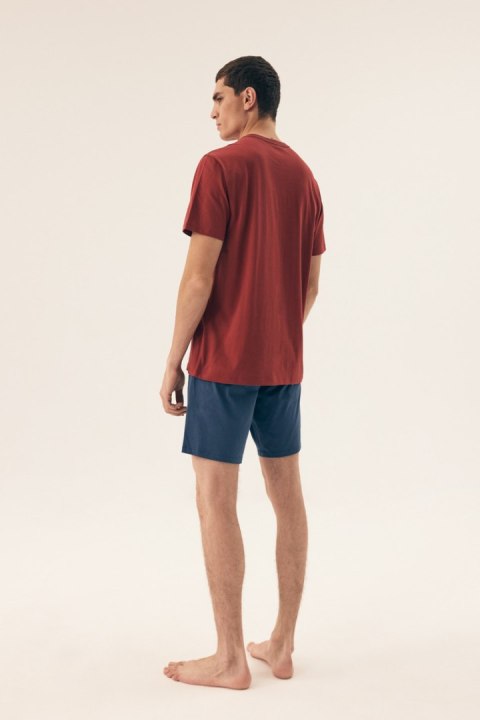 PIŻAMA MĘSKA SLEEPER 42614 SS25 - CZERWONY-DENIM, L, 33X HENDERSON PIŻAMA MĘSKA SLEEPER 42614 SS25 - CZERWONY-DENIM, L, 33X HENDERSON