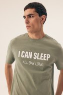 PIŻAMA MĘSKA SLEEPER 42614 SS25 - CZERWONY-DENIM, L, 33X HENDERSON